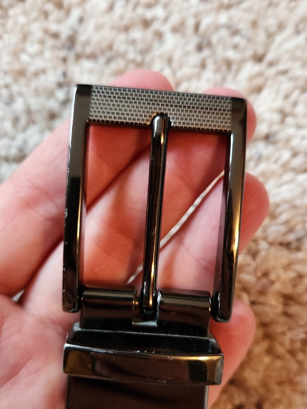 Reversible Leather Belt - Picture 3 of 8